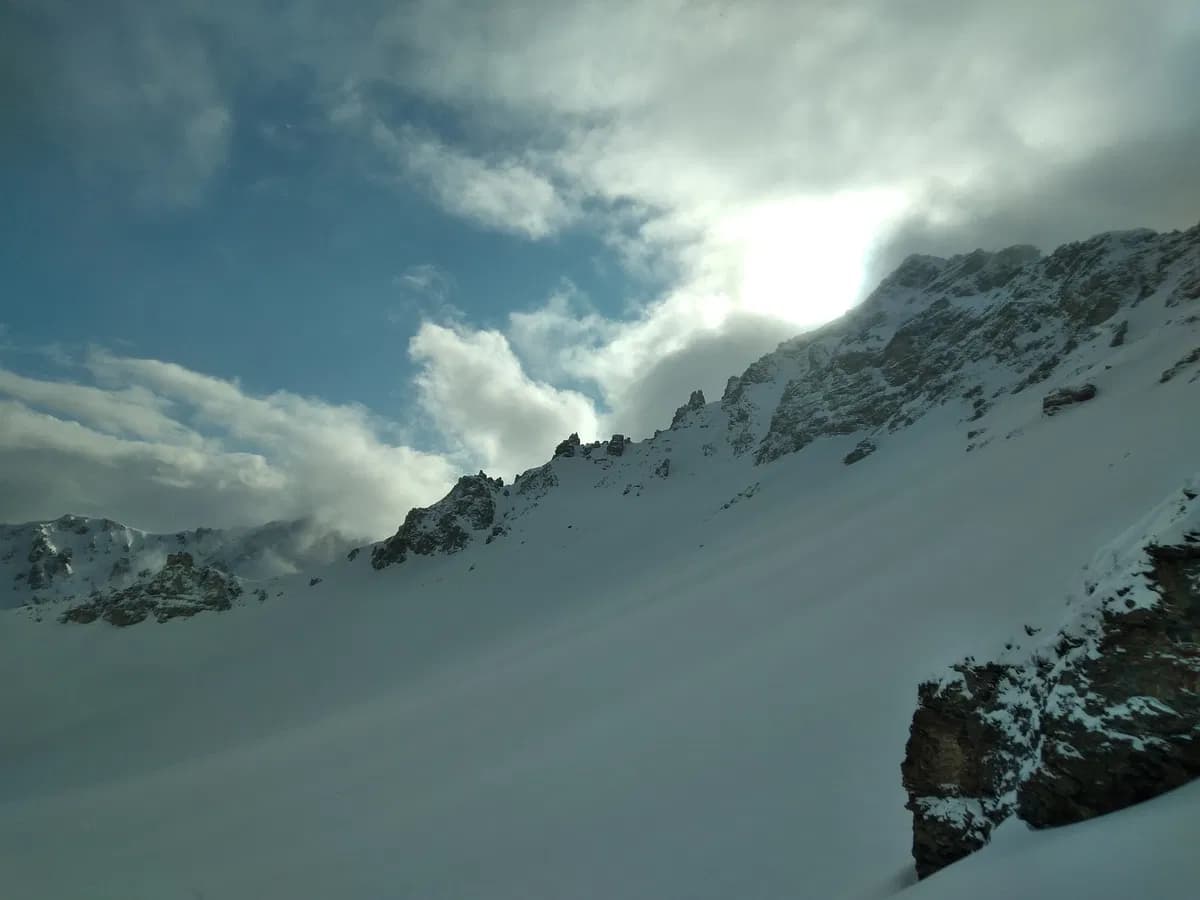 Im aufstieg zur Serles 
